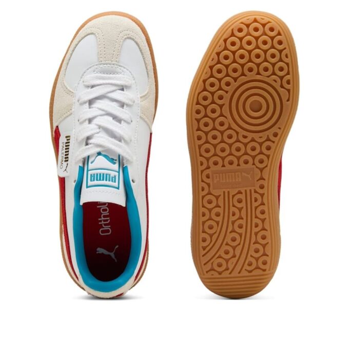 (GS) Palermo Leather “White Red”