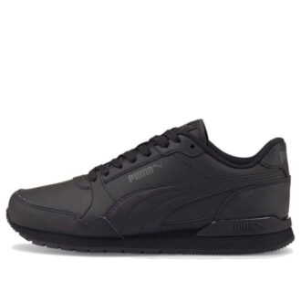(GS) ST Runner V3 Leather Shoes “Triple Black”