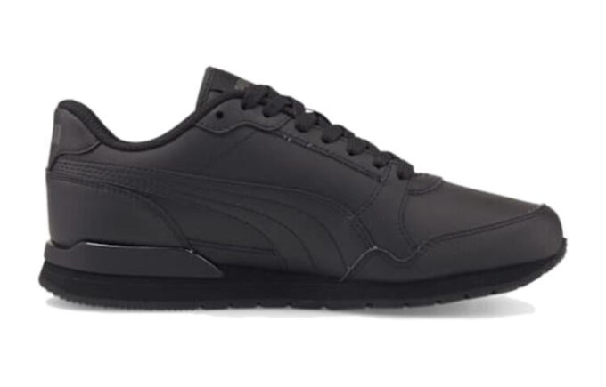 (GS) ST Runner V3 Leather Shoes “Triple Black”