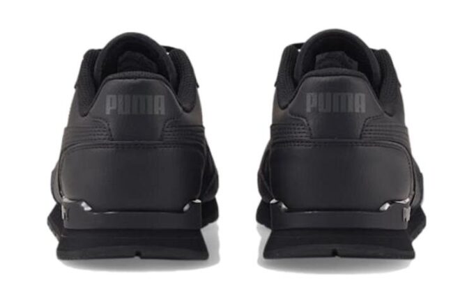 (GS) ST Runner V3 Leather Shoes “Triple Black”
