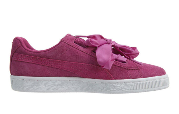 (GS) Suede Heart “Rose Violet”