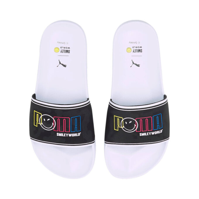 (GS) x SmileyWorld Leadcat 2.0 Slides “White Black”