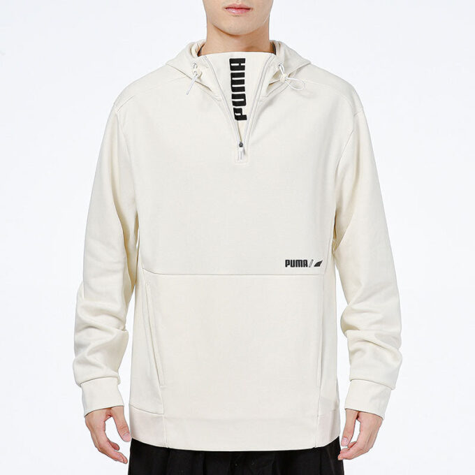 Half Zip Jacket “White”