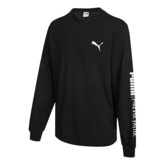 Handwriting Long Sleeve T-Shirt “Black”