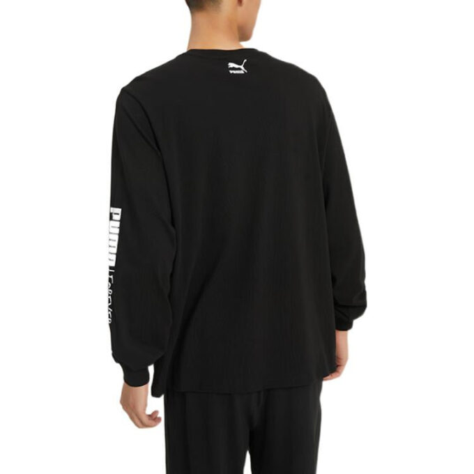 Handwriting Long Sleeve T-Shirt “Black”