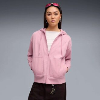 Her Women Relaxed Zip-Up Hoodie