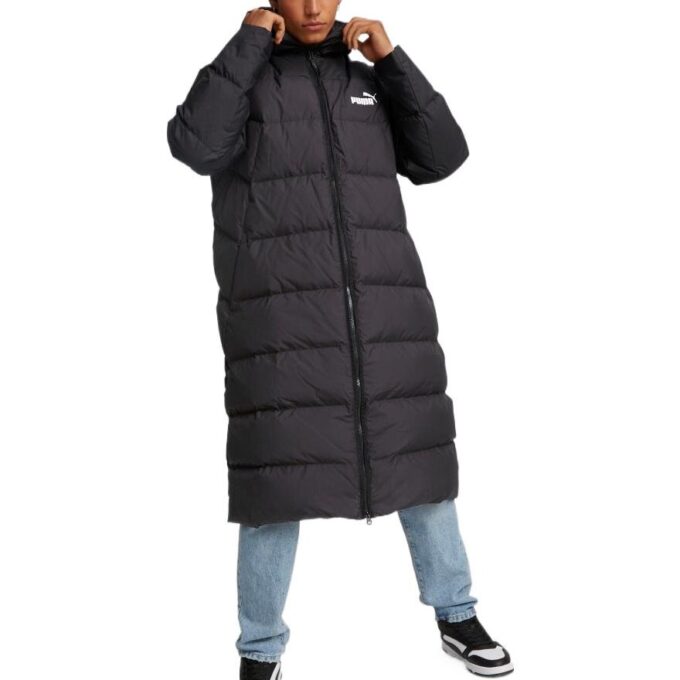 Hooded Down Coat Jacket “Black”