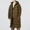 Hooded Down Coat Jacket “Brown”