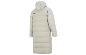 Hooded Down Coat Jacket “White”