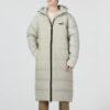 Hooded Down Coat Jacket “White”