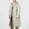 Hooded Down Coat Jacket “White”