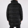 Hoodie Down Coat Solid Jacket “Black”