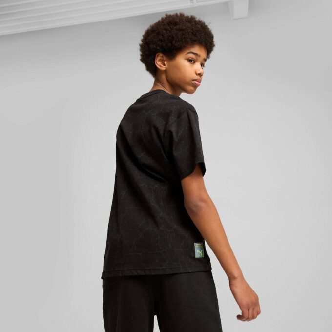 HOOPS x TMNT Big Kids’ Relaxed All-Over Print Tee HOOPS x TMNT Big Kids’ Relaxed All-Over Print Tee