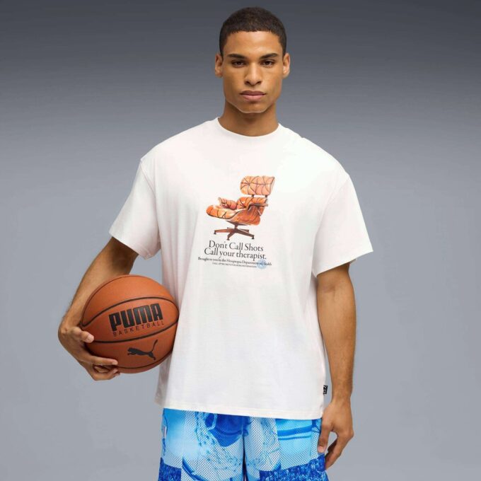 Hooptopia Men Oversized Basketball Tee Hooptopia Men Oversized Basketball Tee