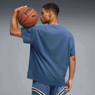 Hooptopia Men Oversized Basketball Tee