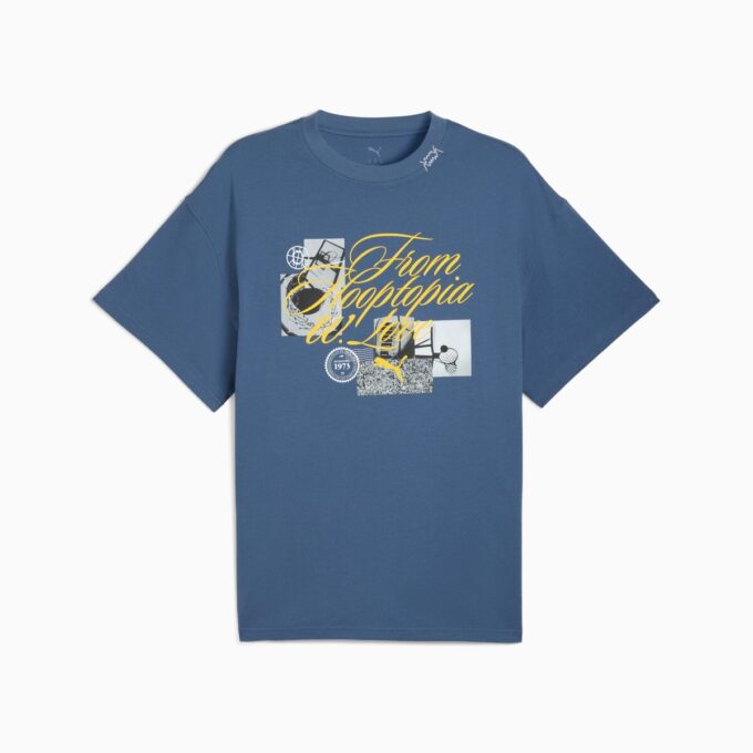 Hooptopia Men Oversized Basketball Tee Hooptopia Men Oversized Basketball Tee