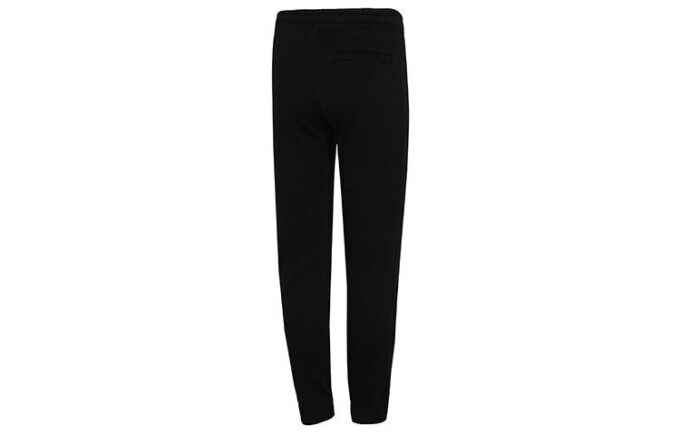 Iconic T7 Logo Printing Bundle Feet Sports Pants Black