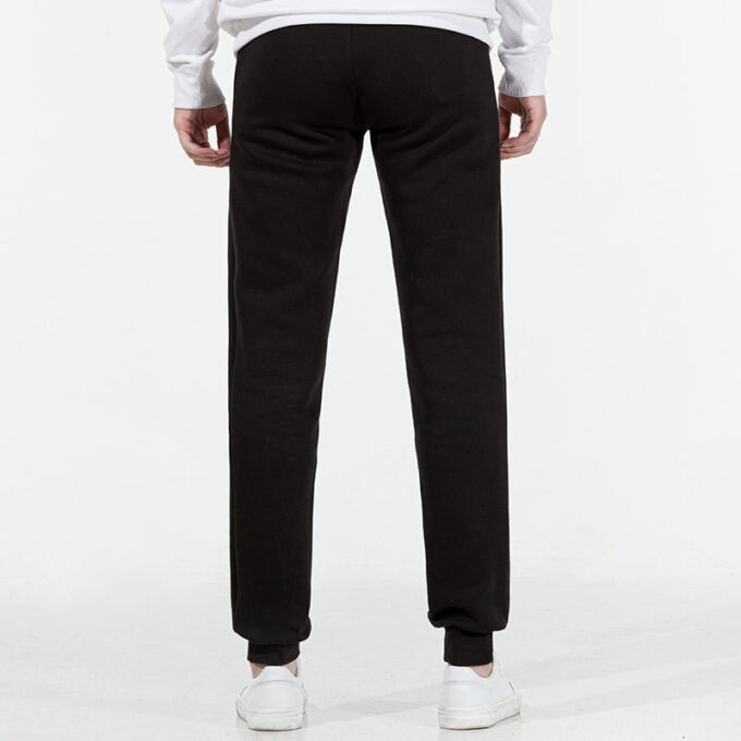 Iconic T7 Logo Printing Bundle Feet Sports Pants Black