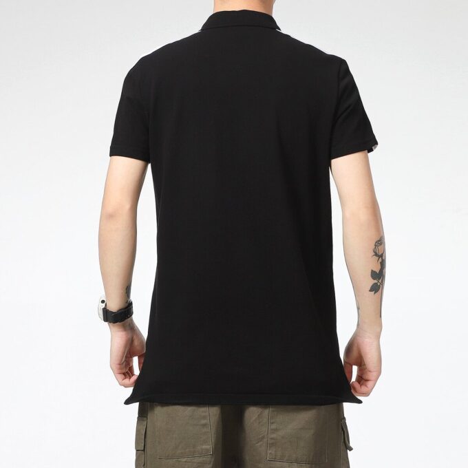 Iconic T7 Polo Shirt “Black White”