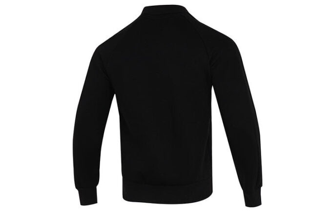 Iconic T7 Retro logo Sports Stand Collar Jacket Black