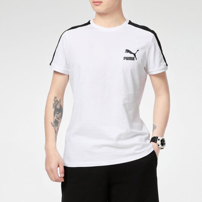 Iconic T7 T-Shirt “White Black”