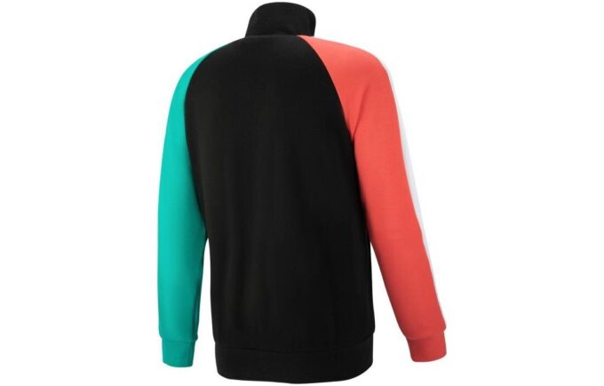 Iconic T7 Track Jacket DK “Black Blue Red”