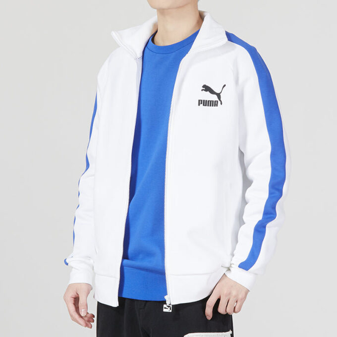 Iconic T7 Track Jacket “White”