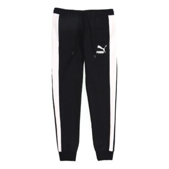 Iconic T7 Track Pants “Black White”