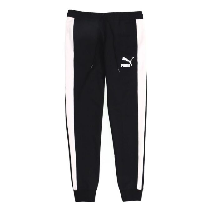 Iconic T7 Track Pants “Black White”