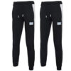 Iconic T7 Track Pants “Black White”