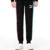 Iconic T7 Track Pants “Black White Blue”