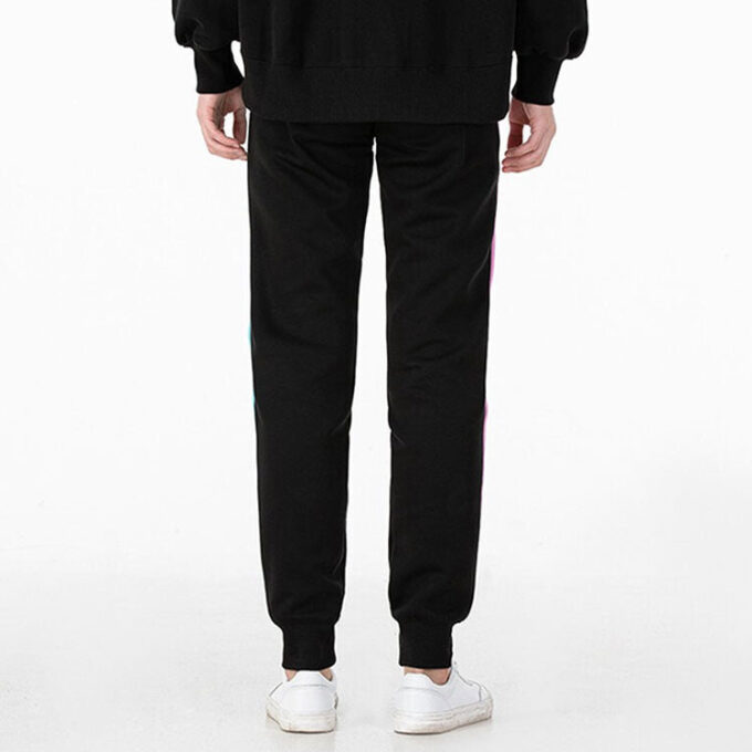 Iconic T7 Track Pants “Black White Blue”