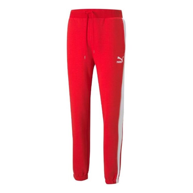 Iconic T7 Track Pants “Red”