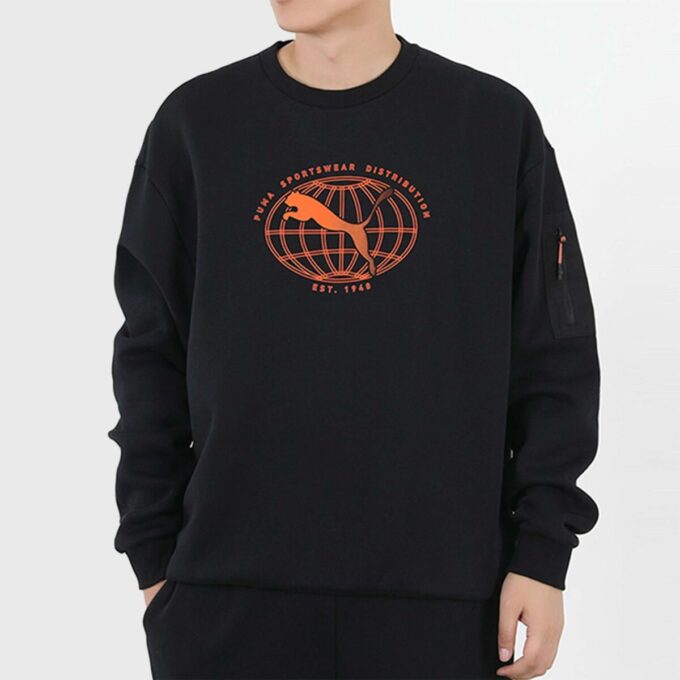 Interstellar Padded Gilet Sweatshirt Black