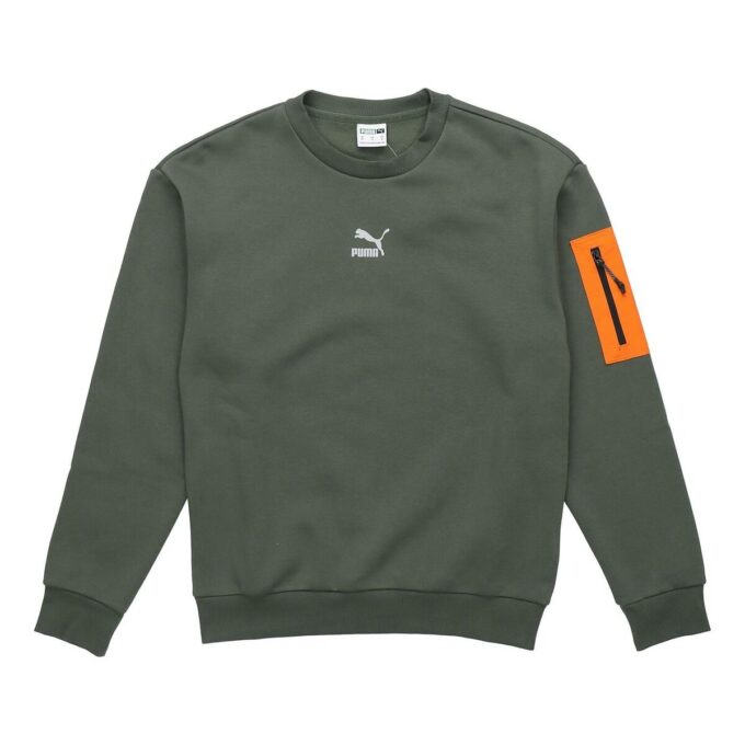 Interstellar Padded Gilet Sweatshirt Dark Green