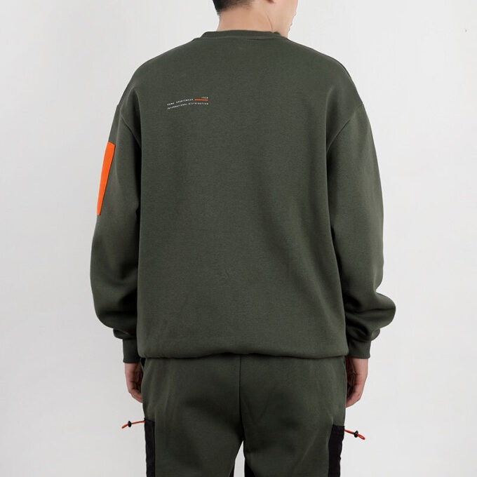 Interstellar Padded Gilet Sweatshirt Dark Green