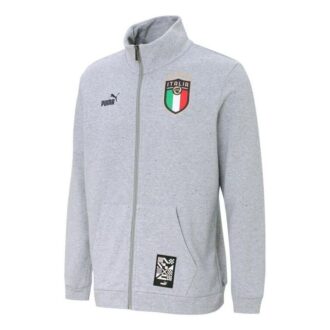 Italy FIGC PUMA Ftbl Culture Jacket “Grey”