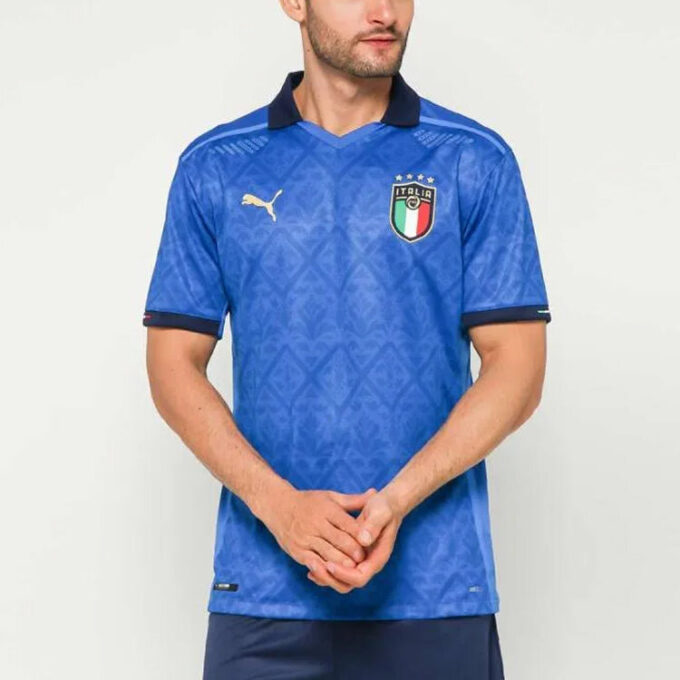 Italy Home Match Shirt 2020 2021 “Blue”