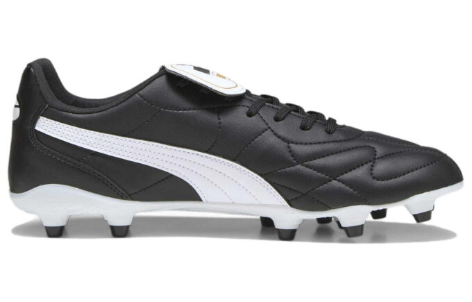 King TOP FG Football Boots “Black White”