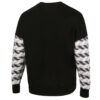 Kontrast Crew Neck Sweater “Black White”