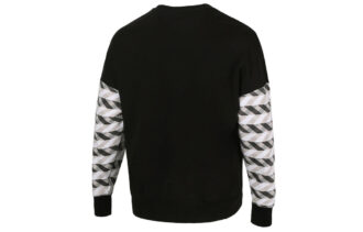 Kontrast Crew Neck Sweater “Black White”