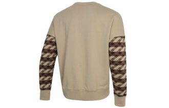 Kontrast Crew Neck Sweater “Brown Black Red”