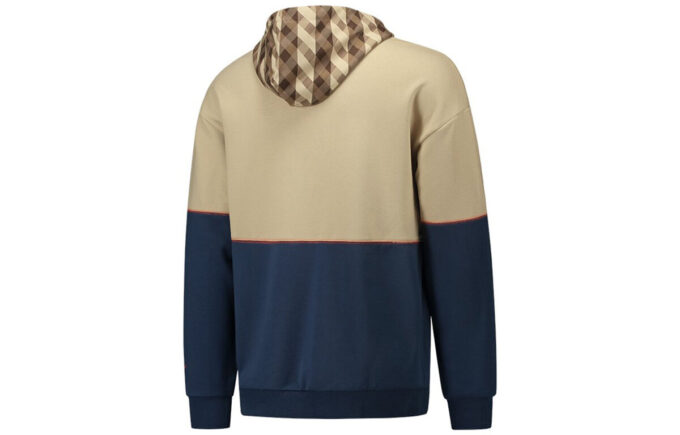 Kontrast Hoodie “Tan Blue”