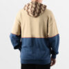 Kontrast Hoodie “Tan Blue”