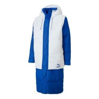 Layer Down Jacket “Blue White”