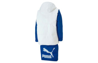 Layer Down Jacket “Blue White”