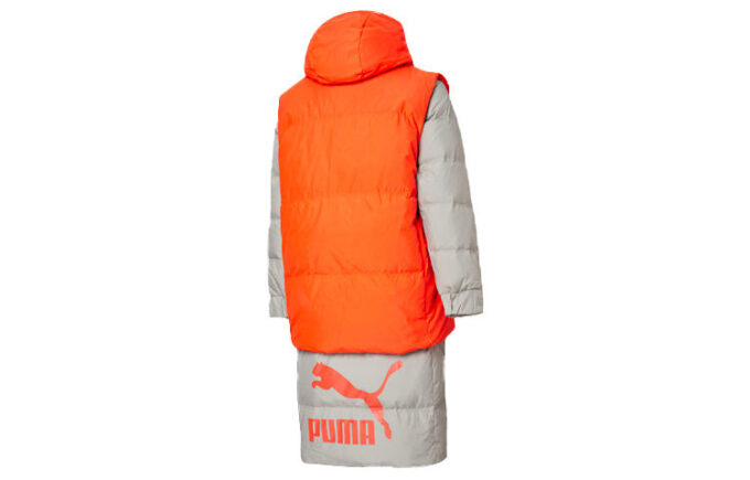 Layer Down Jacket “Grey Orange”