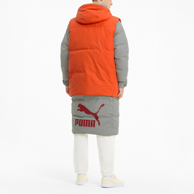 Layer Down Jacket “Grey Orange”