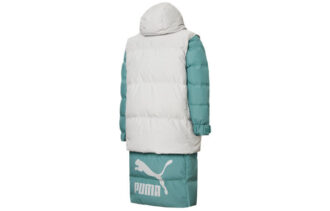Layer Down Jacket “Teal White”