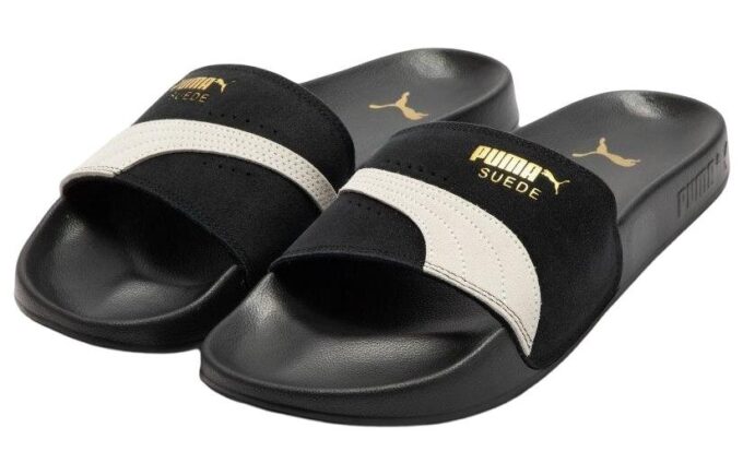 Lead Cat 2.0 Suede OG Slide “Black White”
